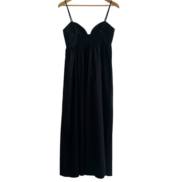 Zara Empire Waist Spaghetti Strap Midi Dress - Picture 2 of 8